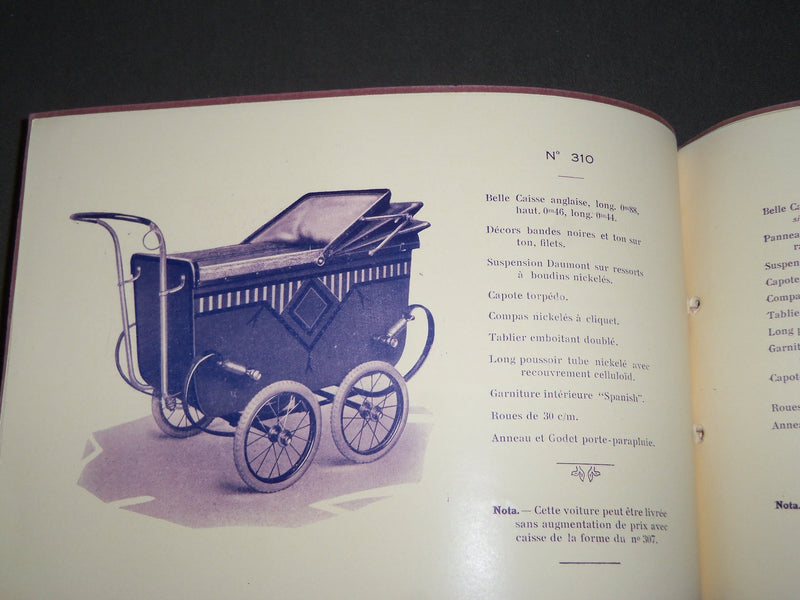 1930 JEAN MARICHEZ VOITURES D'ENFANTS FRENCH CATALOGUE - FR 717