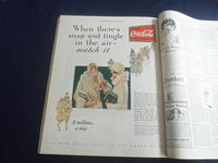 1928 FEBRUARY LADIES' HOME JOURNAL MAGAZINE - SWAN SONG - SP 6482W