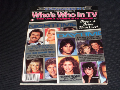 1983 #2 WHO'S WHO IN TV MAGAZINE - JOHN STAMOS FRONT COVER - E 15967