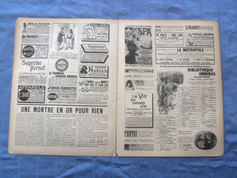 1900 JUNE 2 LE SOURIRE MAGAZINE - ILLUSTRATED COMEDY - FRENCH TEXT - SP 4864G