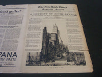 1923-1924 NEW YORK TIME MAGAZINE SECTIONS LOT OF 23 DIFFERENT ISSUES - NTL 67