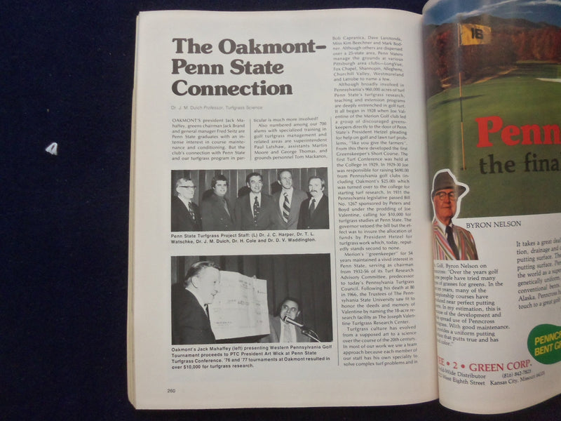 1978 JULY 31-AUG 6 60TH PGA CHAMPIONSHIP PROGRAM - OAKMONT, PA - SP 5540B