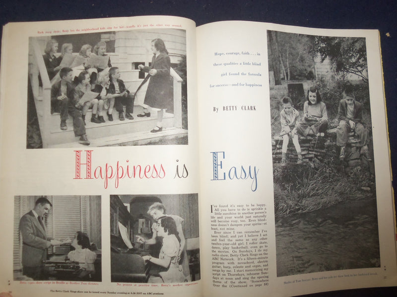 1949 AUGUST RADIO MIRROR AND TELEVISION MAGAZINE - ROSEMARY & FAMILY - SP 4781Y