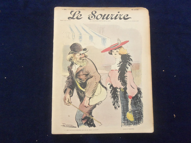 1904 NOV 12 LE SOURIRE MAGAZINE - ILLUSTRATED COMEDY - FRENCH TEXT - SP 4866P