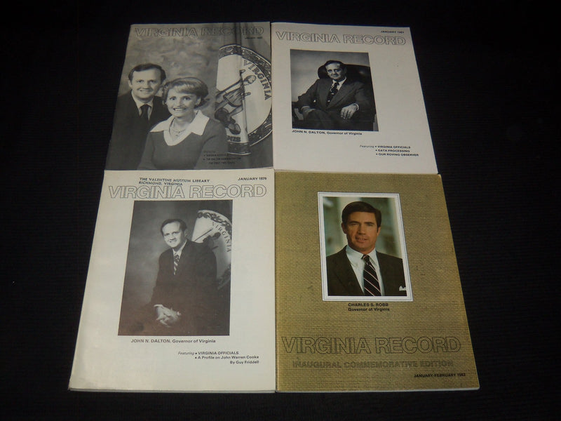 1964-1983 VIRGINIA RECORD MAGAZINE LOT OF 10 ISSUES -GOV LINWOOD HOLTON- O 3375A