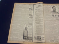 1919 MAY 19 NEW YORK TIMES - HAWKER IN BIPLANCE CROSSING THE OCEAN - NT 9252
