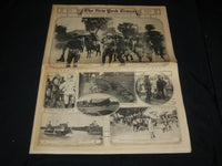 1910 APRIL 10 NEW YORK TIMES PICTURE SECTION - ROOSEVELT & KERMIT - NP 5641