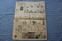 1928 OCT 16 CHICAGO HERALD EXAMINER NEWSPAPER -ZEPPELIN MOORED IN U.S. - NP 9225