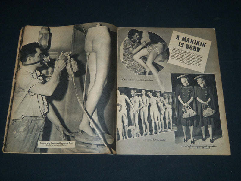 1941 JULY DASH HUMOR MAGAZINE VOLUME 1 NO. 2 - LUCIA CARROLL COVER - B 6457