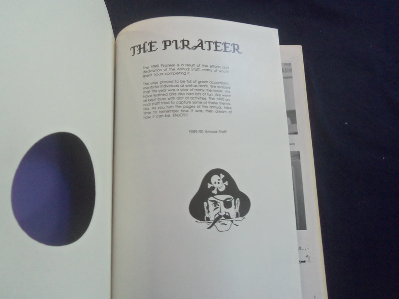 1990 PIRATEER PETERSBURG HIGH SCHOOL YEARBOOK - PETERSBURG, NEBRASKA - YB 2840