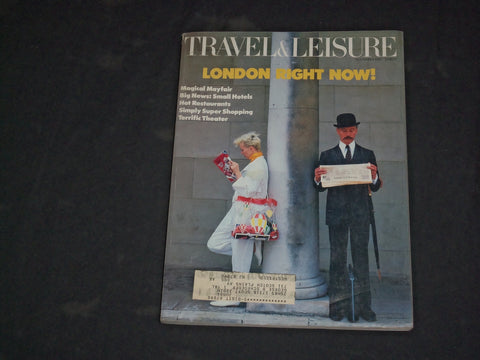 1985 NOVEMBER TRAVEL & LEISURE MAGAZINE - LONDON RIGHT NOW! COVER - CW 880