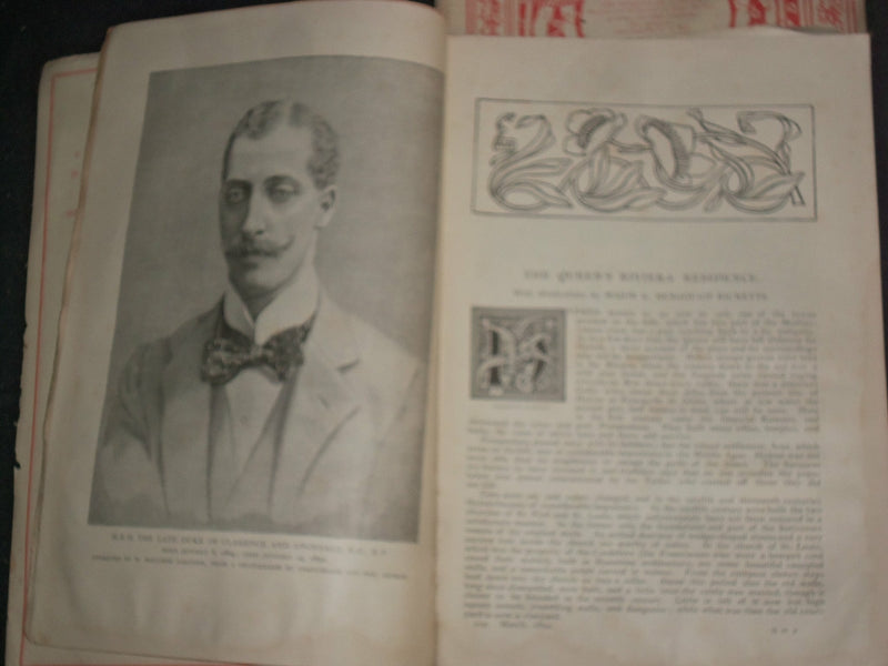 1892 THE ENGLISH ILLUSTRATED MAGAZINE - LOT OF 12 - COMPELTE YEAR - WR 1158N