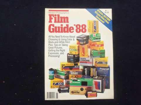 1988 MODERN PHOTOGRAPHY'S FILM GUIDE '88 MAGAZINE - SP 1534F