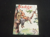 1937 JUNE JUDGE MAGAZINE - KEEP OFF THE GRASS COVER - B 4198Q