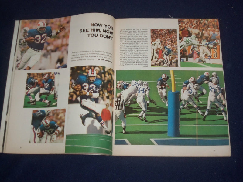 1973 OCTOBER 29 SPORTS ILLUSTRATED MAGAZINE - O.J. SIMPSON COVER - ST 6774