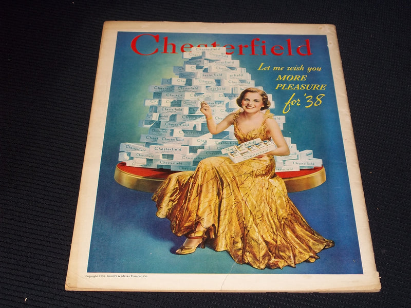 1938 FEBRUARY 1 LOOK MAGAZINE - SONJA HENIE FRONT COVER - E 20311