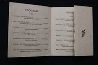 1910 JUNE 28 THE TEMPLE TRIO CONCERT COMPANY PROGRAM - K 1817