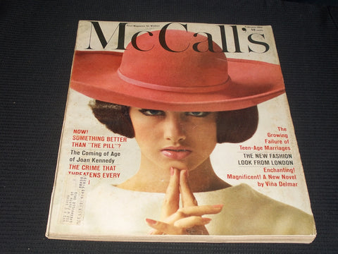 1965 FEBRUARY MCCALL'S MAGAZINE - NICE COLOR COVERS & ADS - E 1206