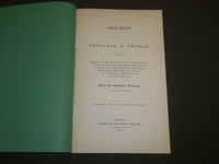 1861 BENJAMIN F. THOMAS ARGUMENT BOOK - LEGISLATIVE COMMITTEE - BRISTOL - J 4683