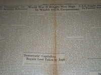 1945 SEPTEMBER 8 WEEKLY PEOPLE NEWSPAPER - SOCIALIST PARTY PAPER - NP 2413