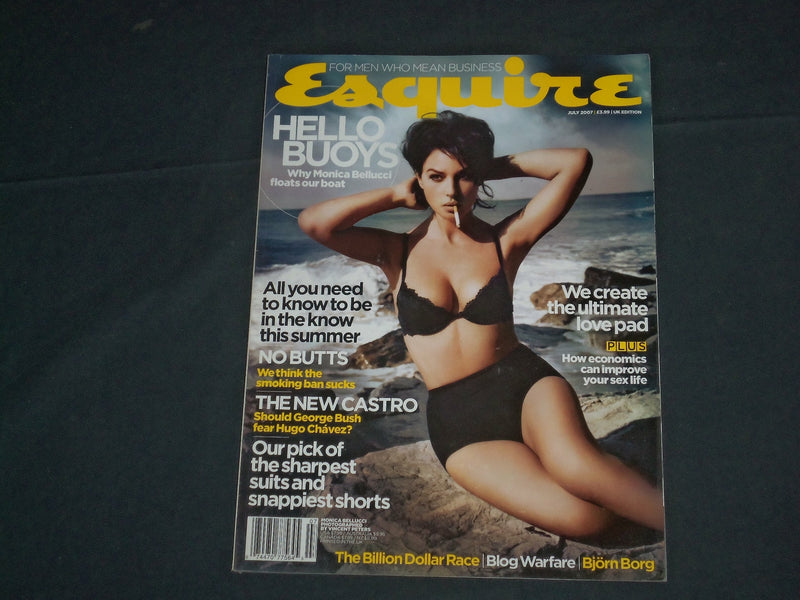 2007 JULY ESQUIRE MAGAZINE - MONICA BELLUCCI COVER - UK EDITION - RC 1411