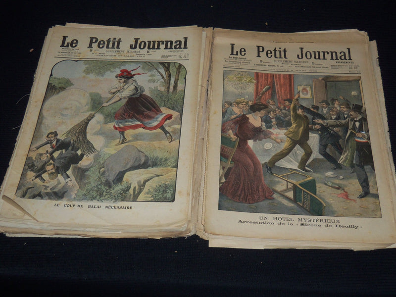 1900'S LE PETIT JOURNAL SUPPLEMENT ILLUSTRE MAGAZINES HUGE LOT OF 400+ - #2