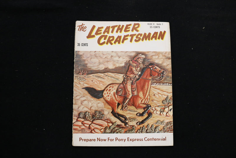 1960 JAN-FEB THE LEATHER CRAFTSMAN MAGAZINE - PONY EXPRESS COVER - SP 3745K