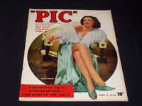 1940 JUNE 11 PIC MAGAZINE - ALAINE BRANDES COVER - E 5038