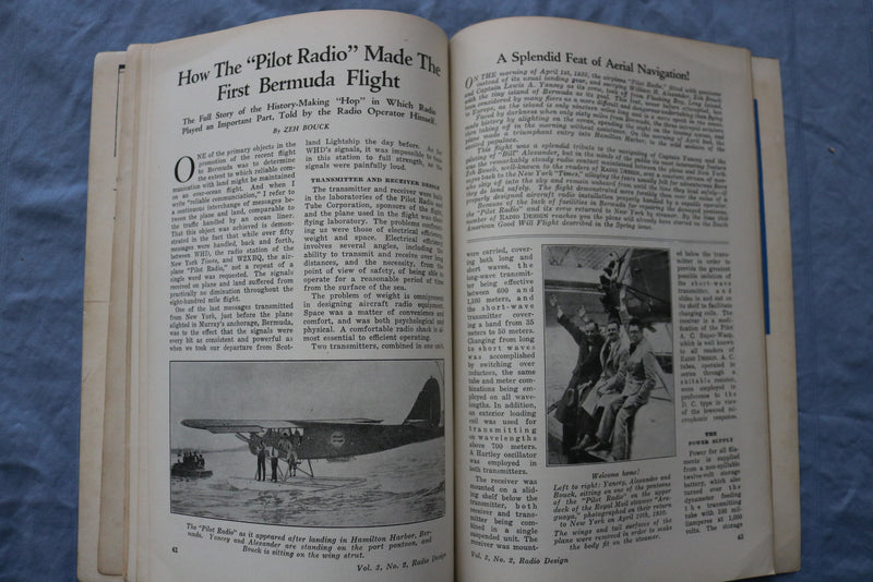 1930 SUMMER RADIO DESIGN SOFTCOVER HANDBOOK - THE AUTO PILOT RECEIVER - K 319