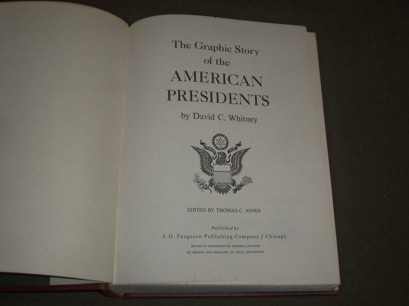 1972 THE GRAPHIC STORY OF THE AMERICAN PRESIDENTS BY DAVID WHITNEY - I 1328