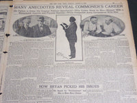1925 AUG 2 NY TIMES SPECIAL SECTION FIVE VIVID CHAPTERS IN BRYAN'S LIFE- NT 7065