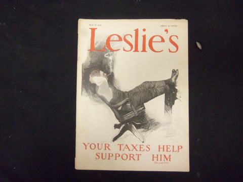 1922 MAY 20 LESLIE'S WEEKLY MAGAZINE - GREAT COVER, PHOTOS & ADS - ST 3487