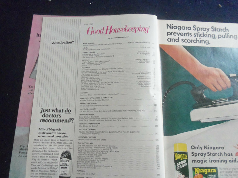1967 JUNE GOOD HOUSEKEEPING MAGAZINE - ELEANOR ROOSEVELT LAST BRAVE DAYS- F 514W