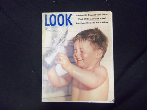 1947 AUGUST 5 LOOK MAGAZINE - CHARLES BOYER BACK COVER - ST 2812
