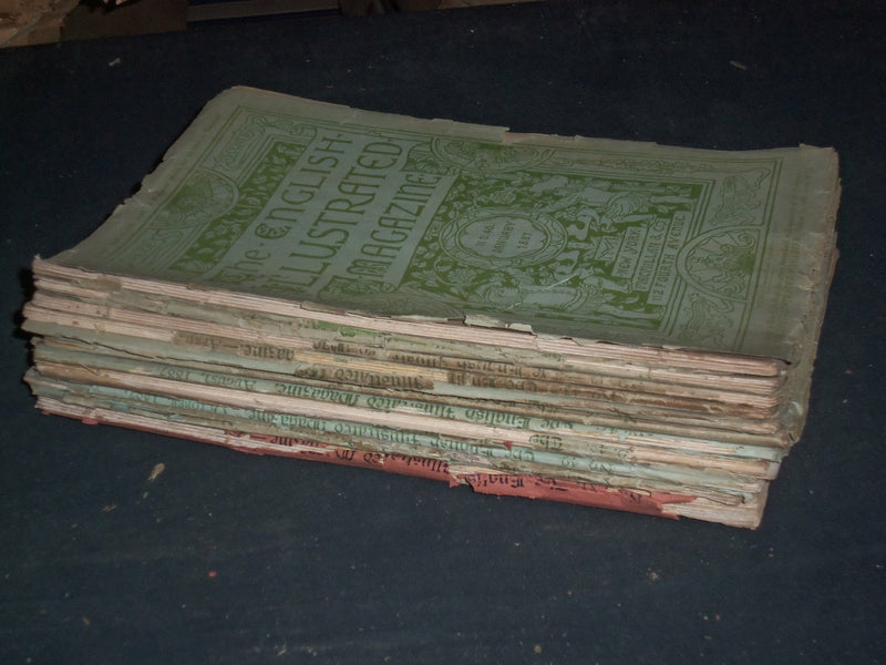 1887 THE ENGLISH ILLUSTRATED MAGAZINE - LOT OF 11 DIFFERENT - WR 1158J