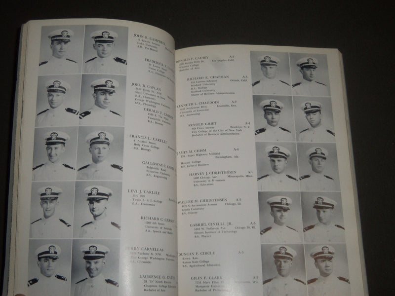 1953 THE SEA CHEST OFFICER CANDIDATE SCHOOL YEARBOOK - NEWPORT RI - YB 1210