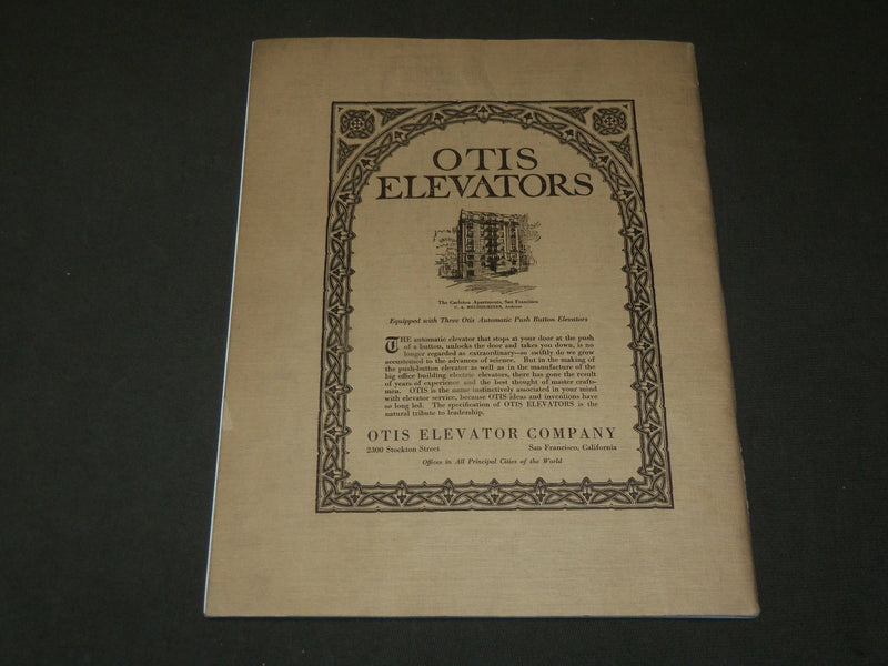 1917 OCTOBER THE ARCHITECT MAGAZINE VOLUME 14 NO. 4 - NICE PHOTOS - ST 6946