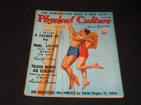 1936 NOVEMBER PHYSICAL CULTURE MAGAZINE NICE EXERCISE WORKOUT ISSUE - E 3739