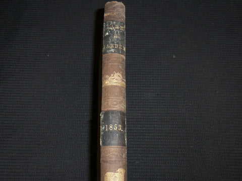 1853 THE FARM AND GARDEN MAGAZINE BOUND VOLUME - NICE ILLUSTRATIONS - KD 7397