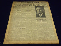 1935 JUNE 27 NEW YORK TIMES - ROOSEVELT NOMINATED BY ACCLAMATION - NT 1934