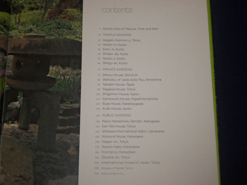 2008 JAPANESE GARDENS HARDCOVER BOOK BY GEETA K. MEHTA & KIMIE TADA - KD 2744