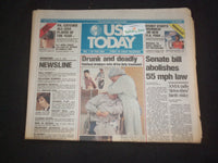 1995 JUNE 21 USA TODAY NEWSPAPER - SENATE BILL ABOLISHES 55 MPH LAW - NP 7801