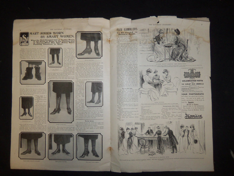 1901 DEC 28 NY SATURDAY STANDARD MAGAZINE ILLUSTRATED SUPPLEMENT NO. 2 - ST 3194