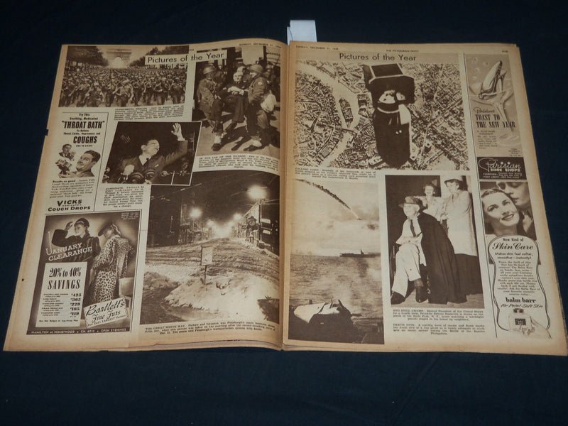 1944 DECEMBER 31 THE PITTSBURGH PRESS SUNDAY ROTO SECTION - PICTURES - NP 4478