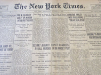 1922 OCTOBER 4 NEW YORK TIMES - FIRST WORLD'S SERIES CLASH TODAY - NT 5812