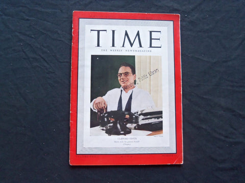 1938 DECEMBER 5 TIME MAGAZINE - CLIFFORD ODETS - T 638