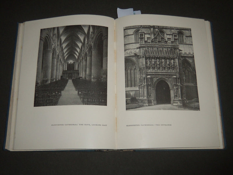 1926 CATHEDRALS HARDCOVER BOOK W/ 74 ILLUSTRATIONS - MAP - KD 4465