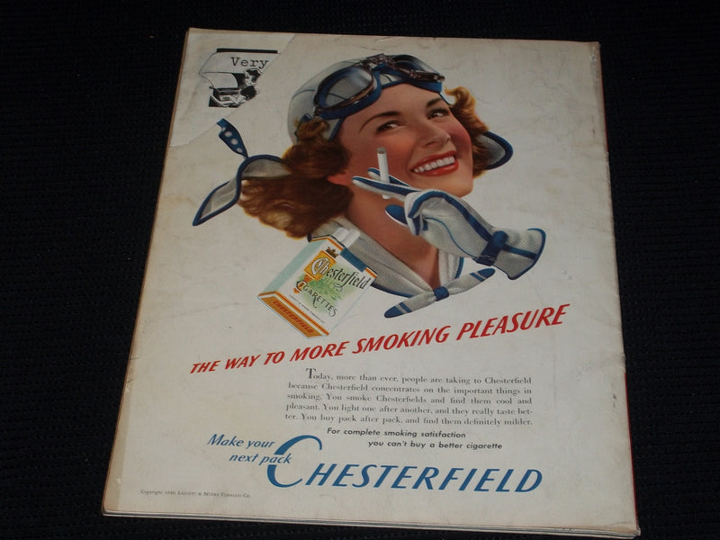 1940 OCTOBER MOVIE STORY MAGAZINE - GABLE TRACY COLBERT & LAMARR COVER - E 1536