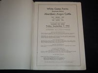 1951 WHITE GATES DISPERSION BREEDERS' CATTLE SALE CATALOG- FLANDERS NJ - J 9226