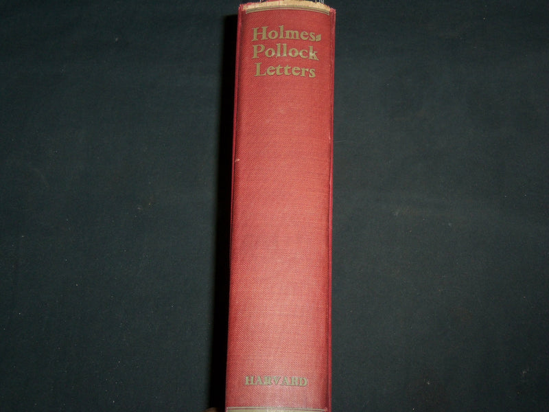 1946 HOLMES - POLLOCK LETTERS HARDCOVER BOOK EDITED BY MARK HOWE - KD 7240